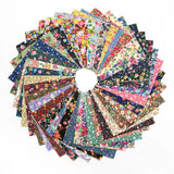 Vintage Florals Shabby chic pre cut charm 5" square 100% cotton fabric quilt 96 Pieces