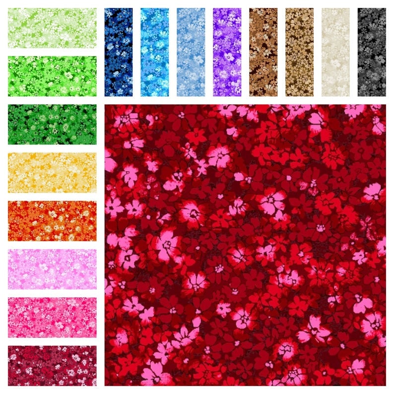 2.5 inch Confetti Sprinkles Jelly Roll 100% cotton fabric quilting strips 17 pieces