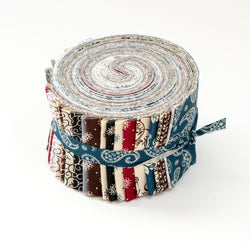 Civil War Reproduction Jelly Roll 100% cotton fabric quilting 28 strips quilt fabric