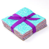 102 piece Bubble Brights pre-cut charm pack 5" squares 100% cotton fabric quilt