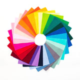 200 piece Rainbow Solids precut mini charm pack 2.5" squares quilt fabric