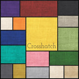 2.5 inch Crosshatch Mix Jelly Roll 100% cotton fabric quilting strips 17 pieces