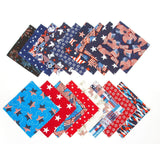 American Patriotic, quilt of valor, red white and blue 10 inch squares, pre cut layer cake, quilt fabric 34 pieces