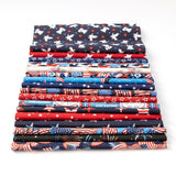 American Patriotic, quilt of valor, red white and blue 10 inch squares, pre cut layer cake, quilt fabric 34 pieces