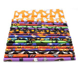Halloween 1 Jelly Roll pre cut strips quilt fabric 17 pieces 2.5 inch cotton