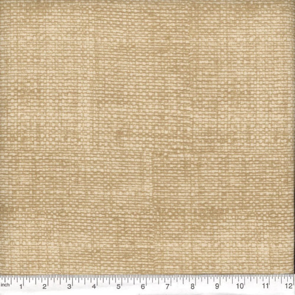 20 pc. 2.5 inch Crosshatch Taupe Strip Roll 100% cotton fabric quilting strips