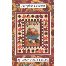 Pumpkin Delivery By Barbara Cherniwchan 46"X 58" Lap Quilt Pattern Coach House Designs