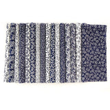 New 2.5 inch Navy & White Basics Jelly Roll 100% cotton fabric quilting 16 strips