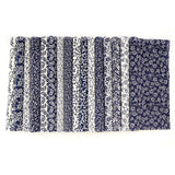 New Navy & White Basics pre cut Layer Cake 10 " squares 100% cotton fabric quilt 32 Pieces
