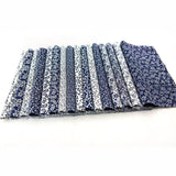 New Navy & White Basics pre cut Layer Cake 10 " squares 100% cotton fabric quilt 32 Pieces