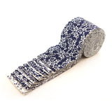 New 2.5 inch Navy & White Basics Jelly Roll 100% cotton fabric quilting 16 strips