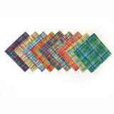 Pretty in Plaid 36 piece pre cut Layer Cake 10 " squares 100% cotton fabric quilt