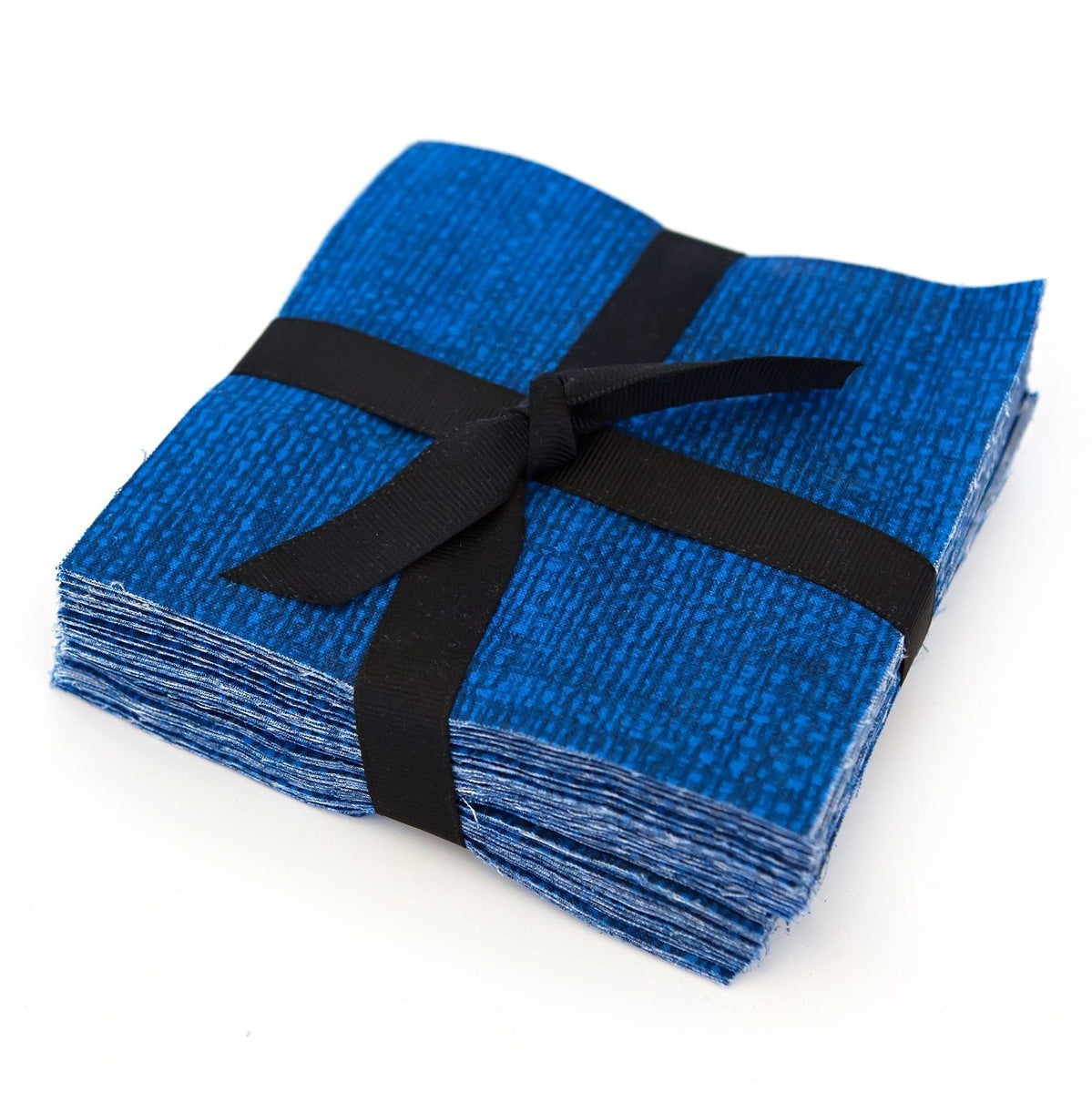 100 Crosshatch Royal Blue vorgeschnittene Charm Pack 5" Quadrate 100 % Baumwolle Stoff Quilt