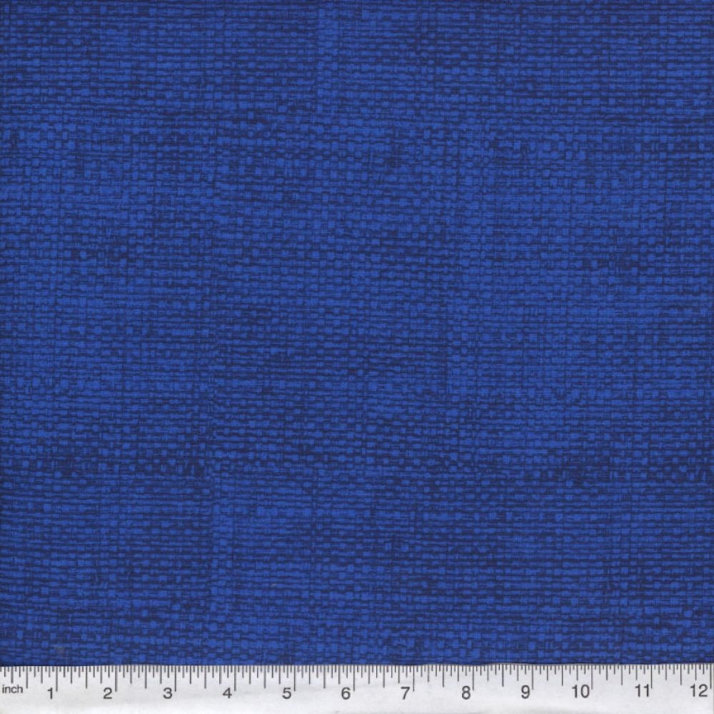 100 Crosshatch Royal Blue vorgeschnittene Charm Pack 5" Quadrate 100 % Baumwolle Stoff Quilt