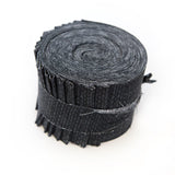 20 pc. 2.5 inch Crosshatch Black Jelly Roll 100% cotton fabric quilting strips
