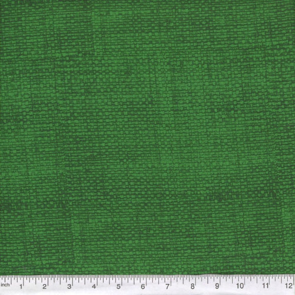 20 pc. 2.5 inch Crosshatch Hunter Green Strip Roll 100% cotton fabric quilting strips