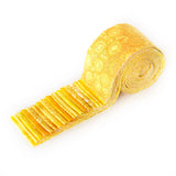 It's All YELLOW Jelly Roll 2.5 inch pre-cut 100% cotton fabric quilting strips - 20 strips