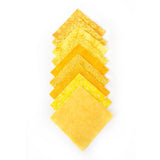 It's All Yellow 90-piece pre-cut charm pack 5" squares 100% cotton fabric quilt Yellow tone-on-tone