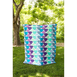 Mermaid Scales Pre Cut 60" X 72" Kit Fabric Pattern and Binding and backing Included ALL PRE CUT
