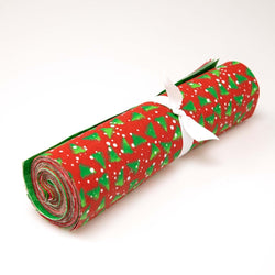 34 Piece Christmas Basics Red Green Blenders pre cut Layer Cake 10 " squares 100% cotton fabric quilt