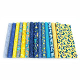 Summer Songs pre cut charm pack 5" squares 100% cotton fabric quilt Blues yellow butterfly floral fabric