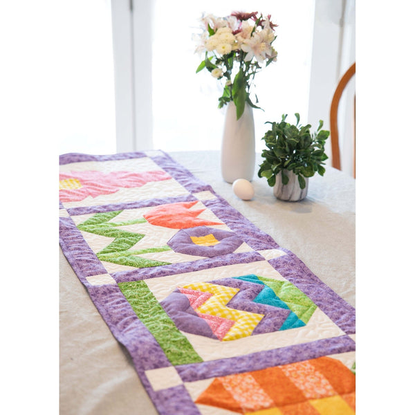 Easter Splendor Table Runner Quilt Kit All Pre-Cut 16" X 60"