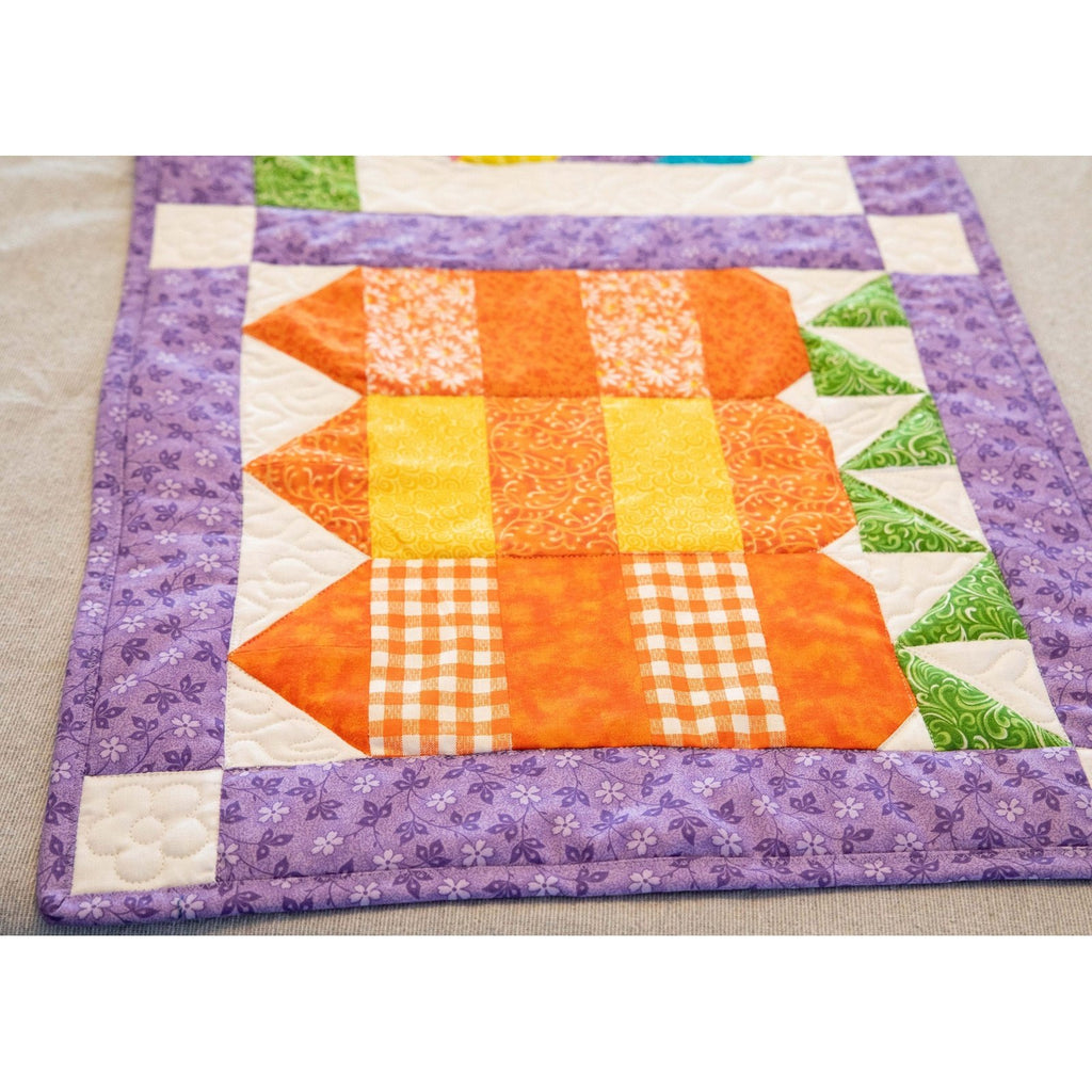 Easter Splendor Table Runner Quilt Kit All Pre-Cut 16" X 60"