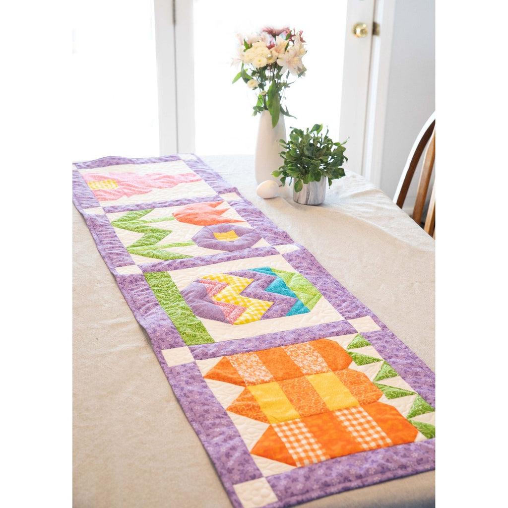 Easter Splendor Table Runner Quilt Kit All Pre-Cut 16" X 60"