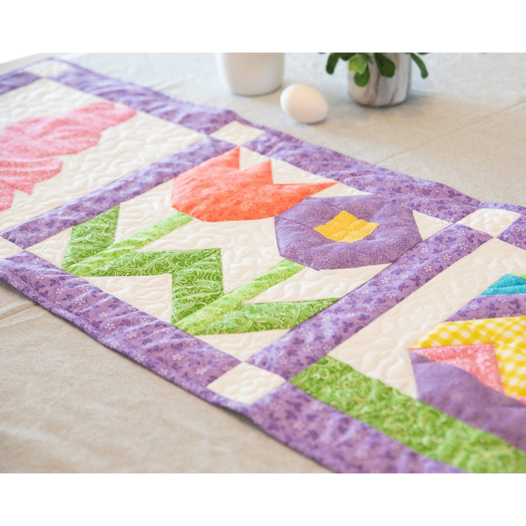 Easter Splendor Table Runner Quilt Kit All Pre-Cut 16" X 60"