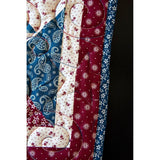 Land Of Liberty Table Runner Quilt Kit Fabric Pattern Binding Backing ALL PRE CUT 16" X 64" Patriotic- Flag- 4th of July