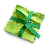 Mixed Greens 90-piece pre-cut charm pack 5" squares 100% cotton fabric quilt Multiple Shades of Green