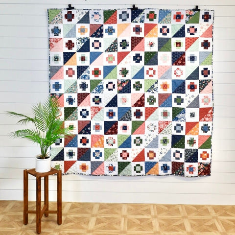 Rosemary Quilt Kit ALL PRE CUT Sunnyside fabric by Camille Roskelley for Moda fabric Kit includes fabric for top and binding and Pattern