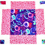 Watercolor Wonder Quilt Kit Fabric Pattern and Binding and backing Included ALL PRE CUT fabric quilt floral Easy Beginner