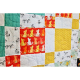 DOGGO PRE CUT quilt kit Oh woof fabric by Art Gallery Fabric Kit includes fabric for top, binding and Pattern Beginner Friendly Easy quilt