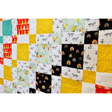 DOGGO PRE CUT quilt kit Oh woof fabric by Art Gallery Fabric Kit includes fabric for top, binding and Pattern Beginner Friendly Easy quilt