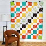 DOGGO PRE CUT quilt kit Oh woof fabric by Art Gallery Fabric Kit includes fabric for top, binding and Pattern Beginner Friendly Easy quilt