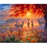 Through The Forest Light Panel wall hanging fabric quilt 36" X 44" 3 wishes 118678 Through the Forest Light by Abraham Hunter