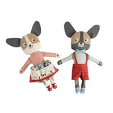 Dog Daze Panel Multi 20846 11 Moda - Cut & Sew Doll Panel Stacey Hsu Dog