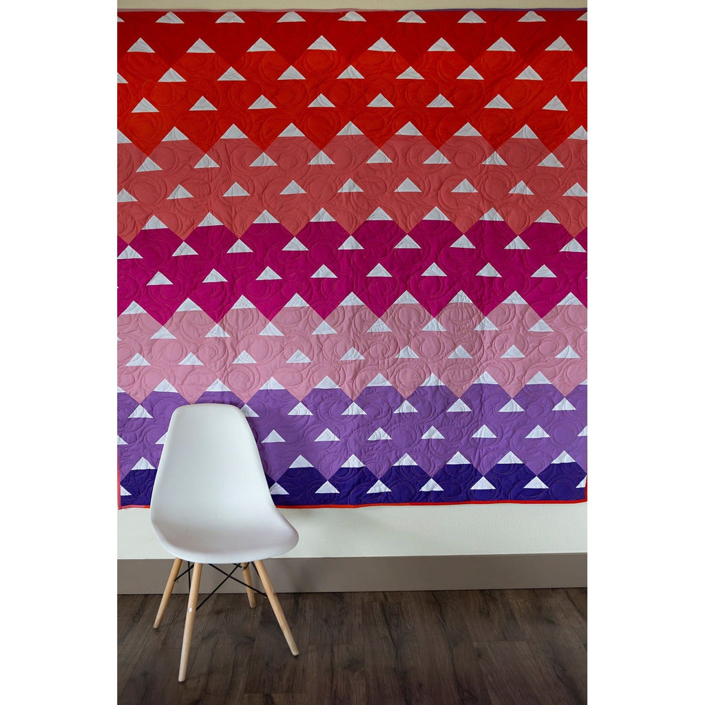 Warm Reflections Pre Cut 60" X 72" Kit Fabric Pattern and Binding and backing Included ALL PRE CUT ready to sew