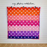 Warm Reflections Pre Cut 60" X 72" Kit Fabric Pattern and Binding and backing Included ALL PRE CUT ready to sew