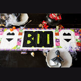 Boo Halloween Table Runner Quilt Kit Fabric Pattern Binding Backing ALL PRE CUT 16 " X 69" Halloween Ghost