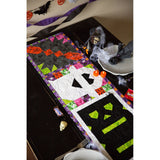 Boo Halloween Table Runner Quilt Kit Fabric Pattern Binding Backing ALL PRE CUT 16 " X 69" Halloween Ghost