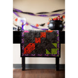 Boo Halloween Table Runner Quilt Kit Fabric Pattern Binding Backing ALL PRE CUT 16 " X 69" Halloween Ghost