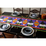Witchin' Gnomes and Candy Corn Table Runner Quilt Kit Fabric Pattern Binding Backing ALL PRE CUT 18" X 60" Halloween