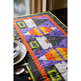 Witchin' Gnomes and Candy Corn Table Runner Quilt Kit Fabric Pattern Binding Backing ALL PRE CUT 18" X 60" Halloween