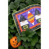 Witchin' Gnomes and Candy Corn Table Runner Quilt Kit Fabric Pattern Binding Backing ALL PRE CUT 18" X 60" Halloween