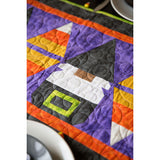 Witchin' Gnomes and Candy Corn Table Runner Quilt Kit Fabric Pattern Binding Backing ALL PRE CUT 18" X 60" Halloween