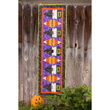 Witchin' Gnomes and Candy Corn Table Runner Quilt Kit Fabric Pattern Binding Backing ALL PRE CUT 18" X 60" Halloween