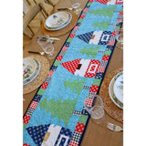 Ho Ho Gnomes Christmas Trees and Gnomes Table Runner Quilt Kit Fabric Pattern Binding Backing ALL PRE CUT 16 X 62