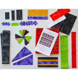 Witchin' Gnomes and Candy Corn Table Runner Quilt Kit Fabric Pattern Binding Backing ALL PRE CUT 18" X 60" Halloween